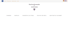 Tablet Screenshot of hotelamkornmarkt.de